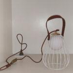 ABAJUR LAMP ARAMADO BRANCO ML001W BELLA - Miniatura