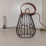 ABAJUR LAMP ARAMADO PRETO ML001B BELLA - Miniatura