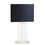 BASE P/ ABAJUR CLASSIC VIDRO METAL CROMADO XL1115 BELLA - Miniatura