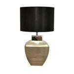 BASE P/ ABAJUR HINDI METAL MODERNO CROMADO BAI0064NI BELLA - Miniatura