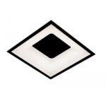 EMBUTIDO NEW MASSU PRETO 3000k 49cm 472LED3PT NEWLINE - Miniatura