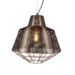 PENDENTE ARAMADO METAL PRETO/MARRON 50x47cm PD1218 NEWLINE - Miniatura