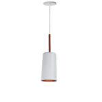 PENDENTE BILBOQUE CFL EM ALUMÍNIO BRANCO COM COBRE 109BTCOCO NEWLINEca - Miniatura