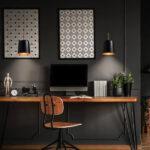 PENDENTE BILBOQUE CFL EM ALUMÍNIO 200x350mm PRETO 111PTCO NEWLINE - Miniatura