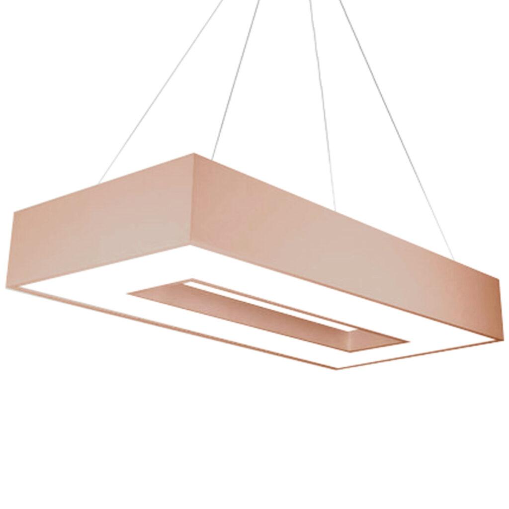 PENDENTE CHESS RETANGULAR COBRE 72cm 185CO NEWLINE