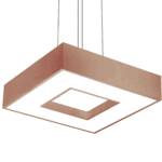 PENDENTE CHESS QUADRADO COBRE 60cm 181CO NEWLINE - Miniatura