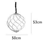 PENDENTE METAL DOURADO E BRANCO LED PD1286G NEWLINE - Miniatura