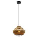 PENDENTE FUZY VIDRO METAL DOURADO OP055B BELLA - Miniatura