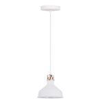 PENDENTE HAMAR BRANCO METAL 19x17CM QPD1155BR NEWLINE - Miniatura