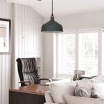 PENDENTE HAMAR CINZA METAL 30x25CM QPD1156CZ NEWLINE - Miniatura