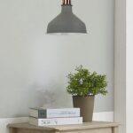 PENDENTE HAMAR CINZA METAL 19x17cm QPD1155CZ NEWLINE - Miniatura