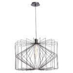 PENDENTE KUHI PRETO ARAMADO 65CM BELLA MD002B - Miniatura