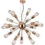 LUSTRE SPUTNIK DOURADO 21L 65CM PD959-DO NEWLINE - Miniatura