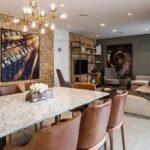 PENDENTE METAL VIDRO ÂMBAR ESFERA PD987 NEWLINE - Miniatura