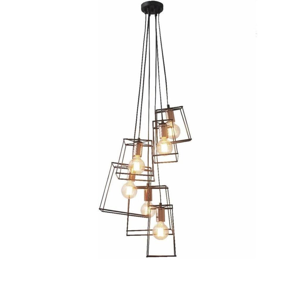 PENDENTE ARAMADO PRETO COBRE PD643 NEWLINE