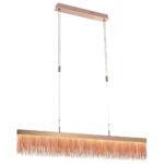 PENDENTE VOILE ROSÊ 120cm LED BB003 BELLA - Miniatura