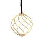 PENDENTE METAL DOURADO E BRANCO LED PD1286P NEWLINE - Miniatura