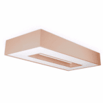 PLAFON CHESS RETANGULAR COBRE 720x350x120mm 175CO NEWLINE - Miniatura