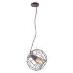 PENDENTE BENT ARAMADO METAL MARRON CAFE 30×25,5cm PD1308CA NEWLINE - Miniatura