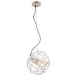 PENDENTE BENT ARAMADO METAL DOURADO 30×25,5cm PD1308DO NEWLINE - Miniatura