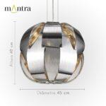 PENDENTE STARK/CROMADO 30339 MANTRA - Miniatura