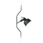 PENDENTE METAL/VIDRO CINZA 30x15x60cm PD1071-CZ NEWLINE - Miniatura