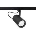 SPOT LISSE PRETO C/ ADAPTADOR PAR20 76x135x120mm IN50935PT NEWLINE - Miniatura