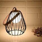 ABAJUR LAMP ARAMADO PRETO ML001B BELLA - Miniatura