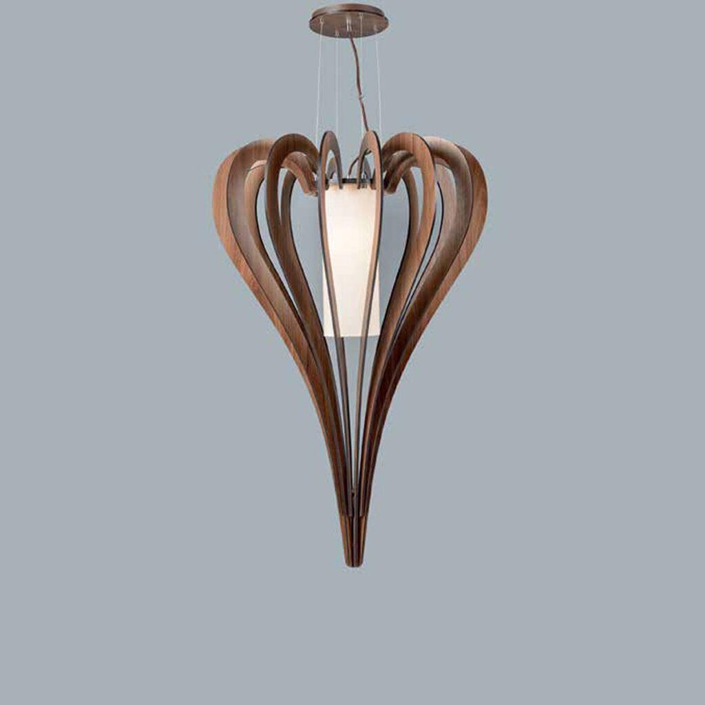 PENDENTE CORAÇÃO COM CÚPULA BABILUX MPD-171