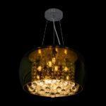 LUSTRE SOHO DOURADO CRISTAL PD002G BELLA - Miniatura