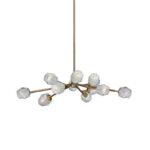 PENDENTE VIXEN 12 BRAÇOS METAL/VIDRO PD1173 NEWLINE - Miniatura