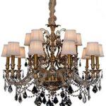 LUSTRE CANDELABRO CARLOTTA JOAQUINA 15L E14 CRISTAL TRANSPARENTE CH8047-15 CHANDELIE - Miniatura