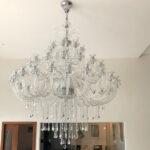 LUSTRE DE CRISTAL TRANSPARENTE CHAMONIX - Miniatura