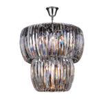 LUSTRE DUBAI 13L G9 DE CRISTAL K9 TRANSPARENTE CH1020-1 CHANDELIE - Miniatura