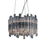 PENDENTE DE CRISTALLI 8L G9 DE CRISTAL TRANSPARENTE CH2099-2 CHANDELIE - Miniatura