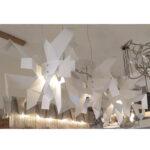 PENDENTE DE METAL BRANCO CH2081 CHANDELIE - Miniatura