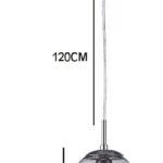 PENDENTE FIATI SINGLE 1L E27 METAL CROMADO CH2752-3 CHANDELIE - Miniatura