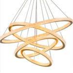 PENDENTE LED 4 AROS 335W CH3190-3 CHANDELIE - Miniatura