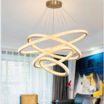 PENDENTE LED 4 AROS 335W CH3190-3 CHANDELIE - Miniatura