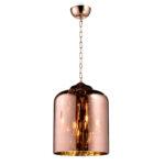 PENDENTE PYLON 4L E14 DE VIDRO ROSE CH091-R CHANDELIE - Miniatura
