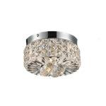 PLAFON CORALLO 3L G9 REDONDO DE CRISTAL K9 TRANSPARENTE CH3019-1T CHANDELIE - Miniatura