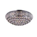 PLAFON MONTEREY 9L G9 DE CRISTAL K9 TRANSPARENTE 600X260MM CH0221 CHANDELIE - Miniatura