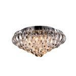 PLAFON VIENA 5L G9 DE CRISTAL K9 TRANSPARENTE 400X300MM CH2001-5 CHANDELIE - Miniatura