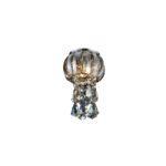 SPOT EMBUTIDO ESTOCOLMO 1L G9 CRISTAL K9 AMBAR CH508-A CHANDELIE - Miniatura