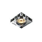 SPOT EMBUTIDO ESTOCOLMO CRISTAL QUADRADO COM BOLHAS CH0137-B CHANDELIE - Miniatura