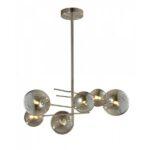 PENDENTE RIO 84x90cm NÍQUEL E FUME RZ002 BELLA - Miniatura