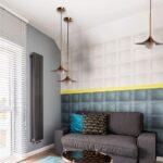 PENDENTE SAX 26x13cm DOURADO E BRANCO EL003G BELLA - Miniatura