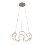 PENDENTE FLAT LED 30W 3000K ALUMINIO BRANCO CH8597-1 CHANDELIE - Miniatura