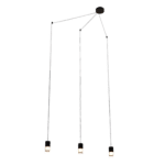 PENDENTE PEZZO LED 3000K ALUMINIO CAFE CH0691-1 CHANDELIE - Miniatura