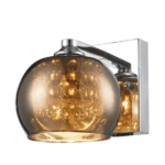 ARANDELA SIDNEY CAFE VIDRO METALIZADO BLL01-CO CHANDELIE - Miniatura